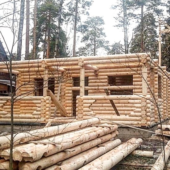 Строительство дома из бревна в московской области