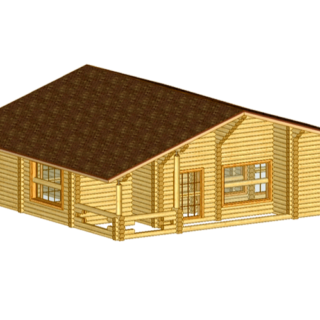 Постройка деревянного дома в д. Гусино (план)
