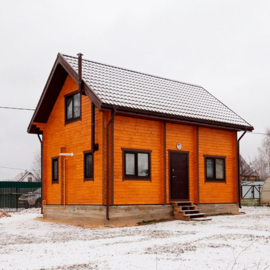 Постройка деревянного дома д. Подснежники