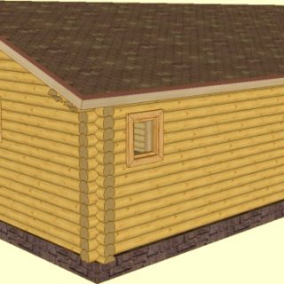 Постройка деревянного дома д. Боровая (план)