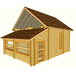 Строительство деревянного дома в д. Малеево (план)
