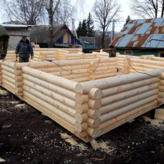 Строительство деревянного дома по ул. Большая Краснофлотская