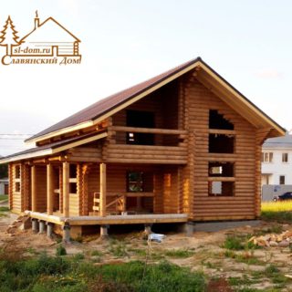 Постройка деревянного дома д. Боровая
